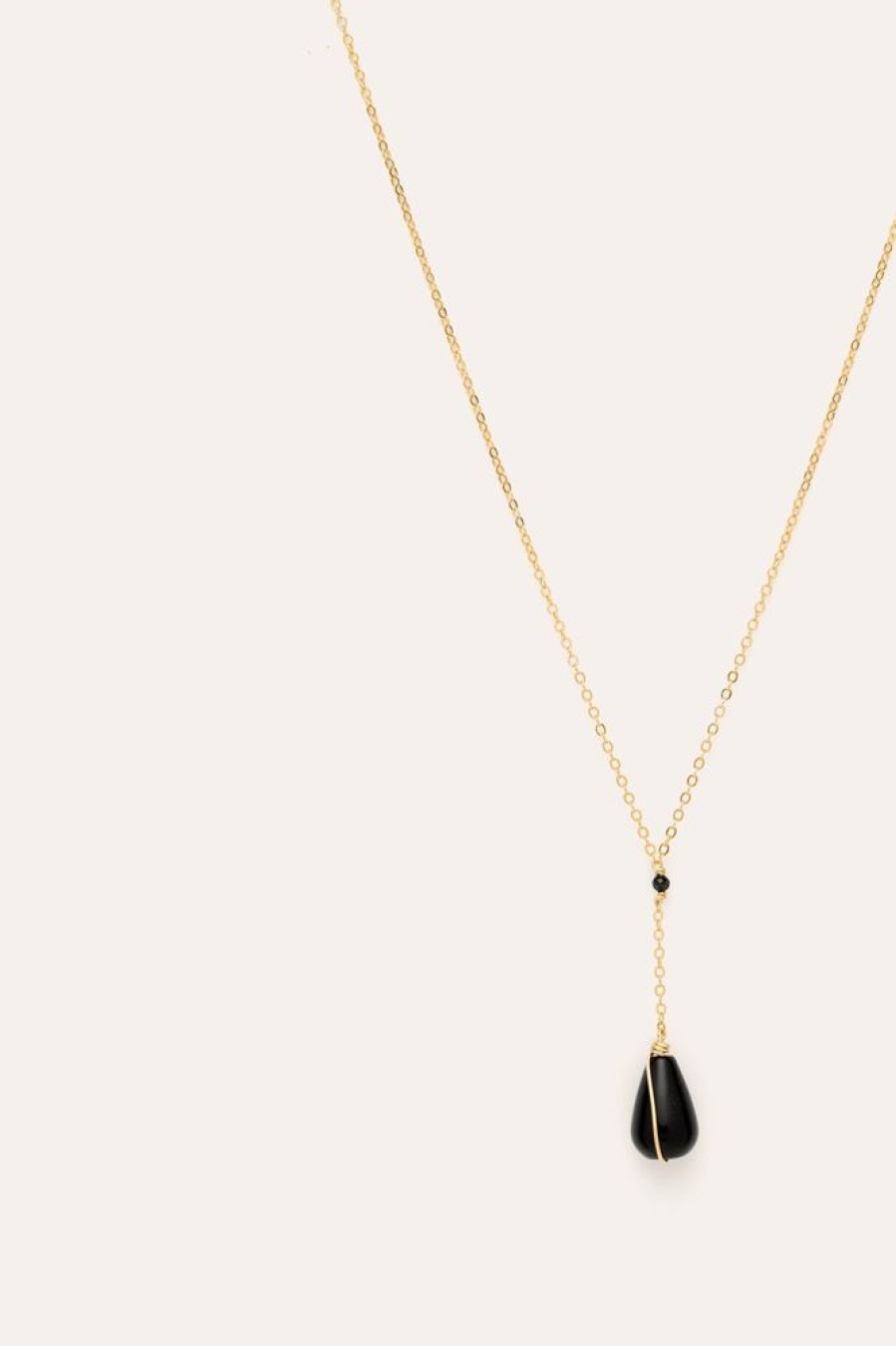Colliers YAY Paris | Collier Cravate Poire - Agate