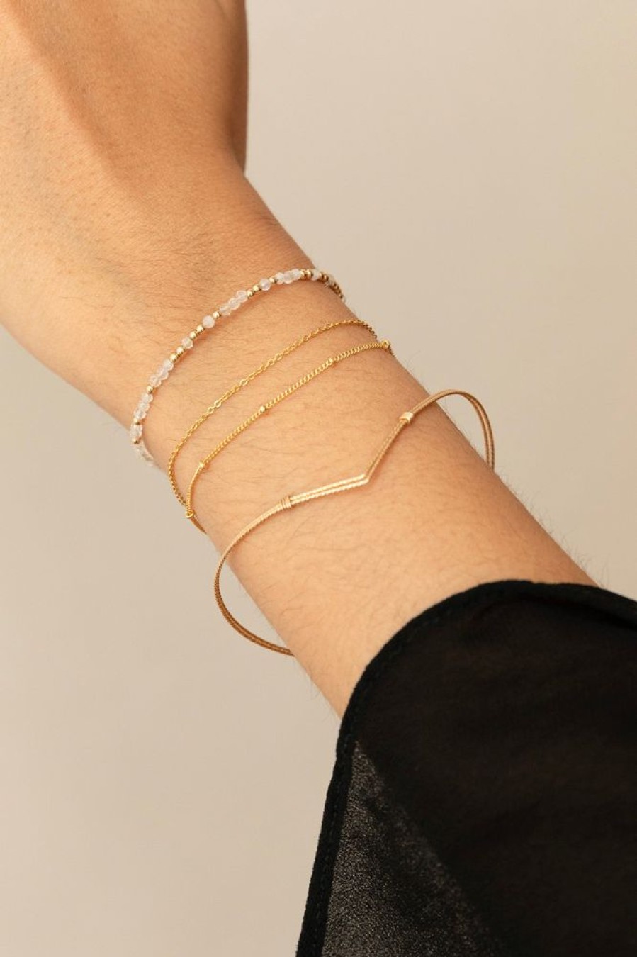 Bracelets YAY Paris | Bracelet Satellite Double Chaine
