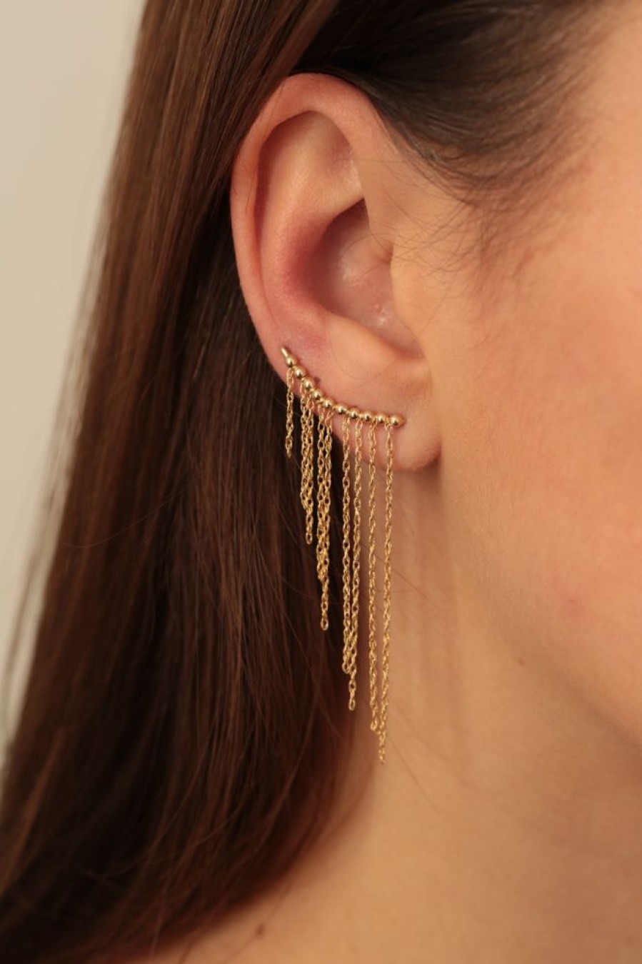 Boucles D'Oreilles YAY Paris | Grand Climber Franges