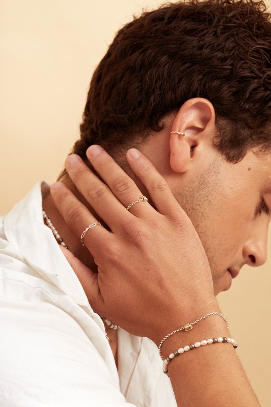 Bracelets YAY Paris | Bracelet Lien Bicolore - Homme
