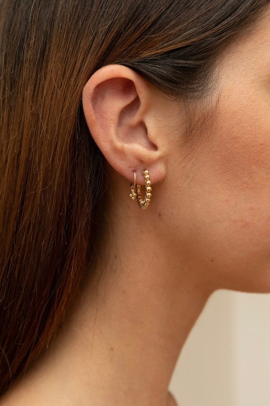 Boucles D'Oreilles YAY Paris | Mini Creoles Grelot