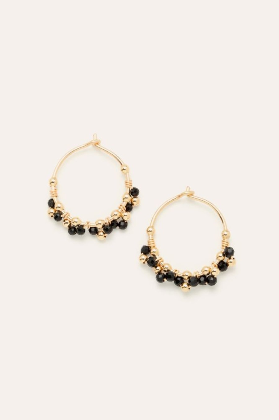 Boucles D'Oreilles YAY Paris | Creoles Dentelle - Agate