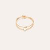 Bagues YAY Paris | Bague Double Essentiel - Perle De Culture