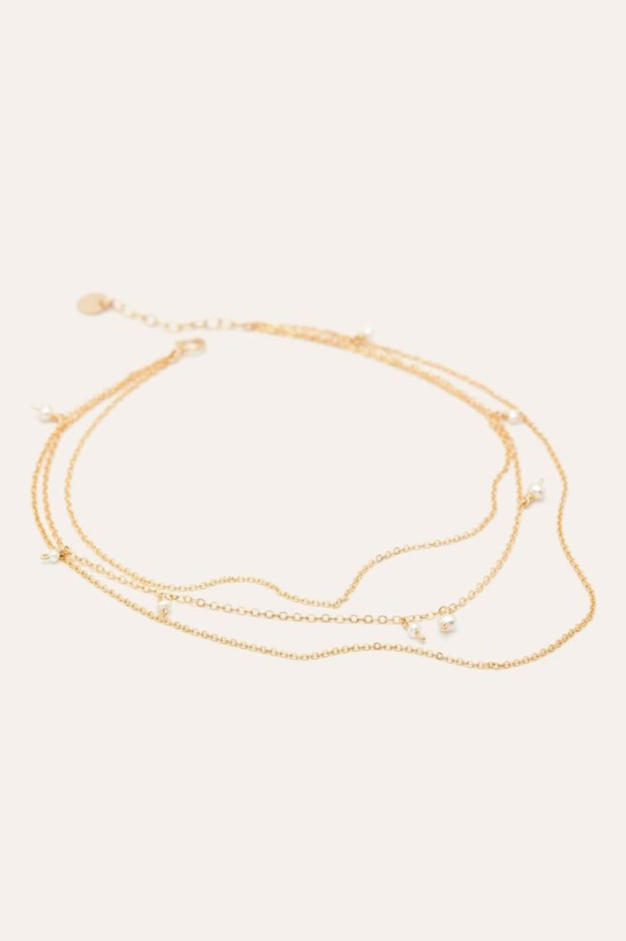 Bracelets YAY Paris | Chaine Cheville Triple - Envolee De Perles