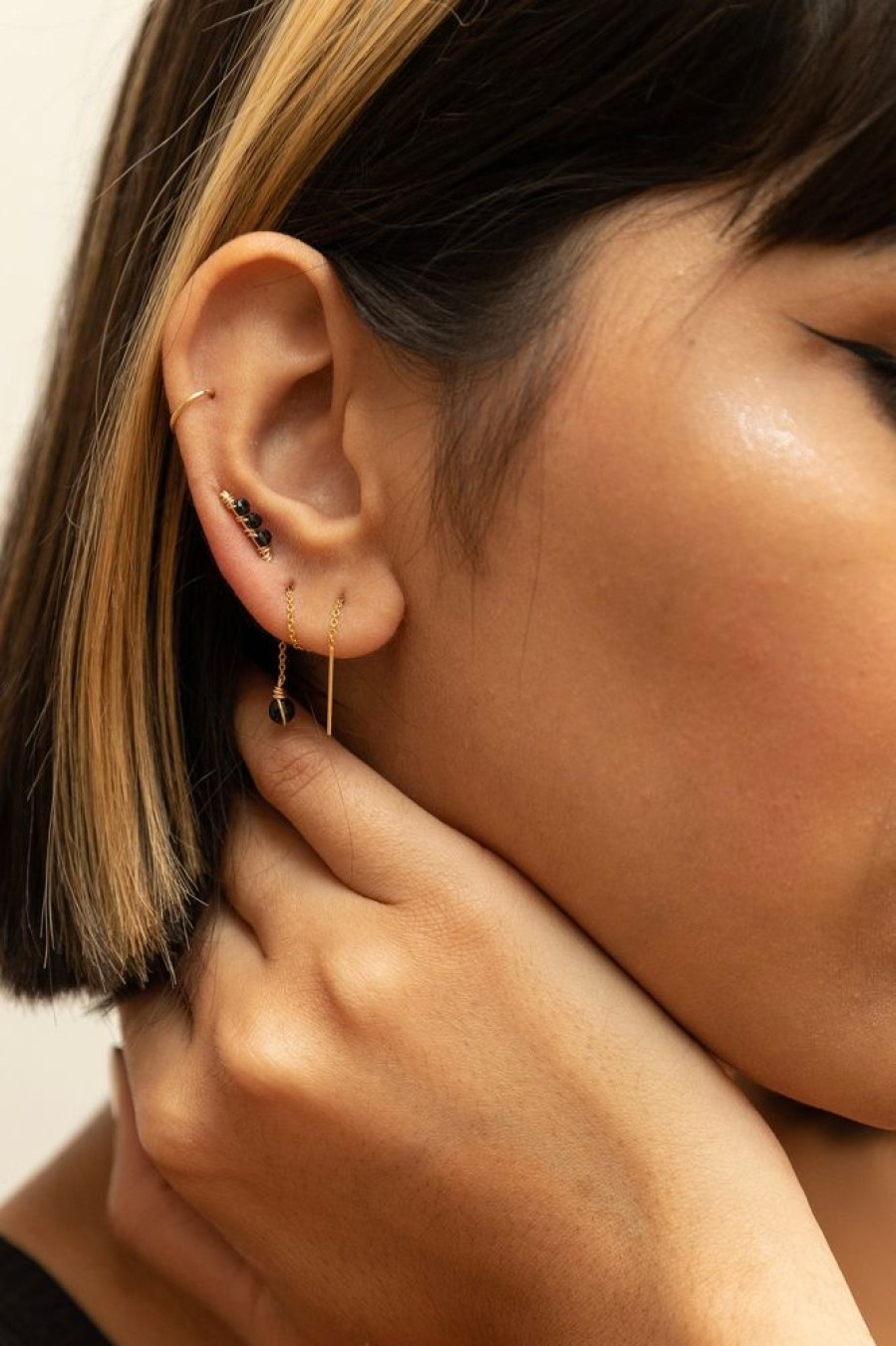 Boucles D'Oreilles YAY Paris | Climber Pave - Spinelle