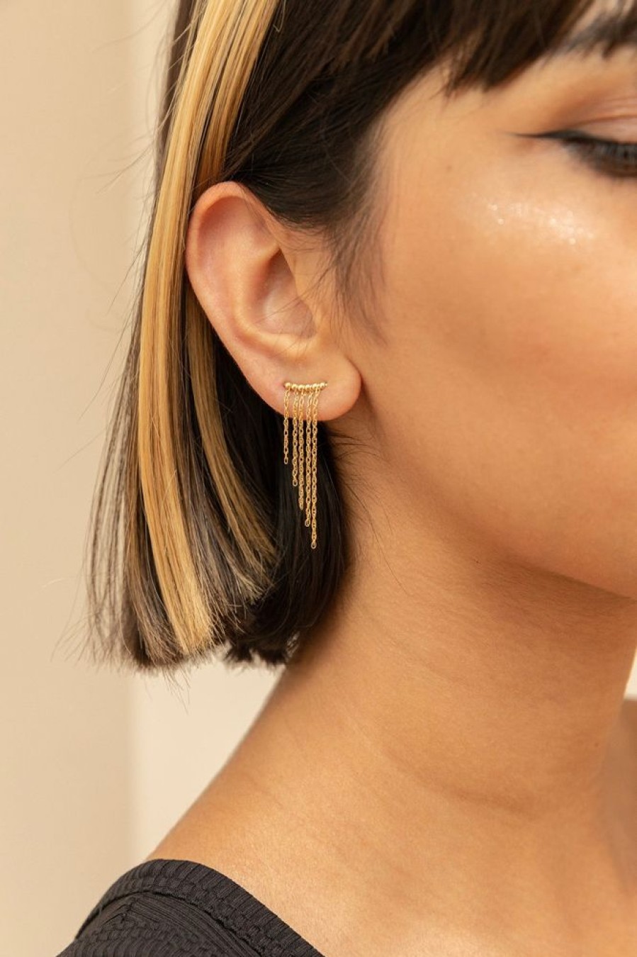 Boucles D'Oreilles YAY Paris | Petit Climber Franges