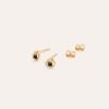 Boucles D'Oreilles YAY Paris | Puces Coquille - Agate