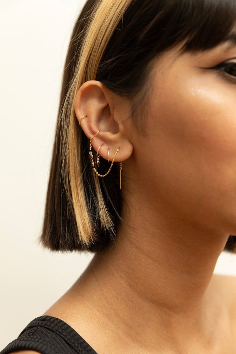 Boucles D'Oreilles YAY Paris | Bijou D'Oreille Celeste - Damier
