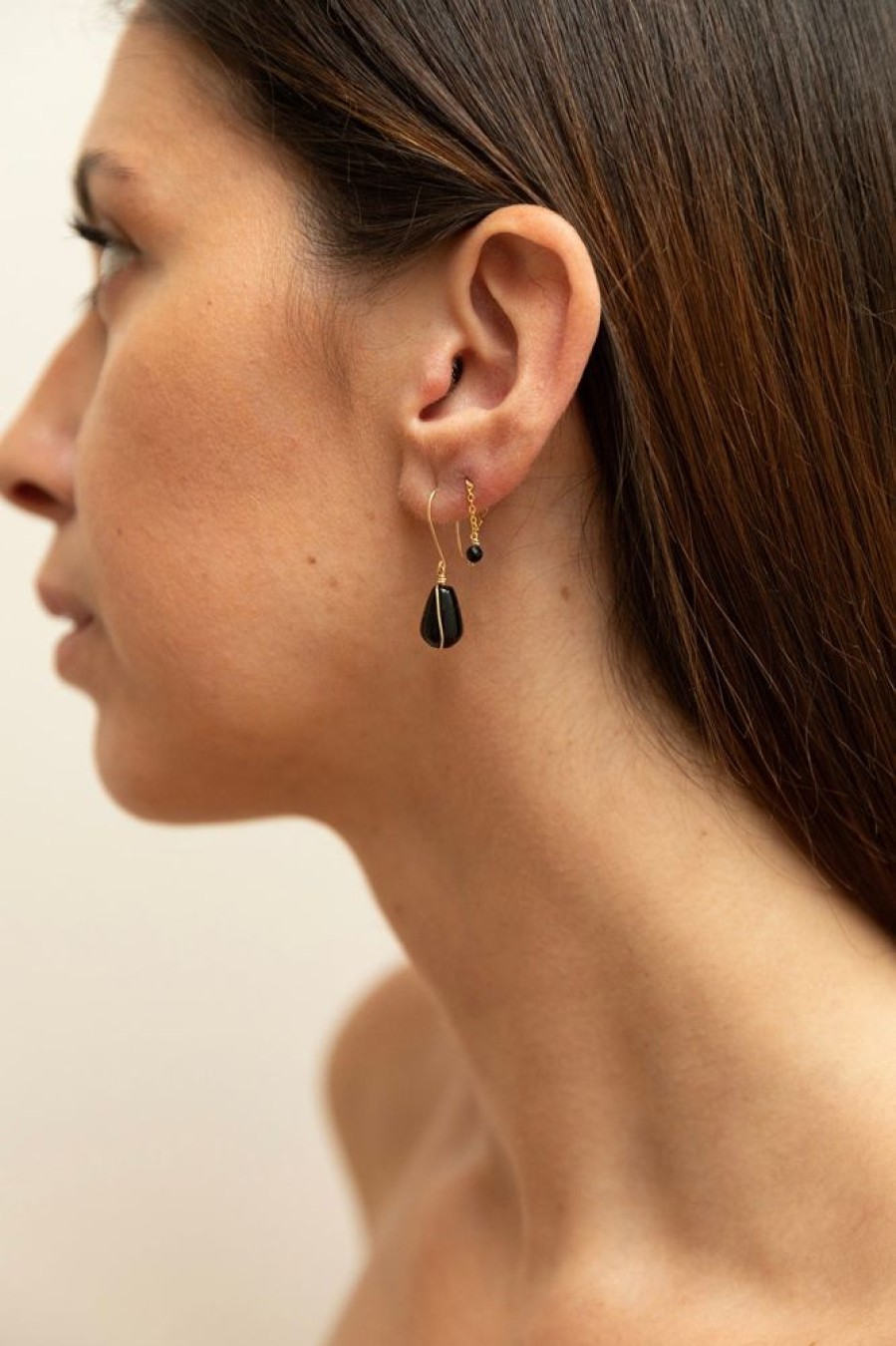 Boucles D'Oreilles YAY Paris | Boucles D'Oreilles Poire - Agate