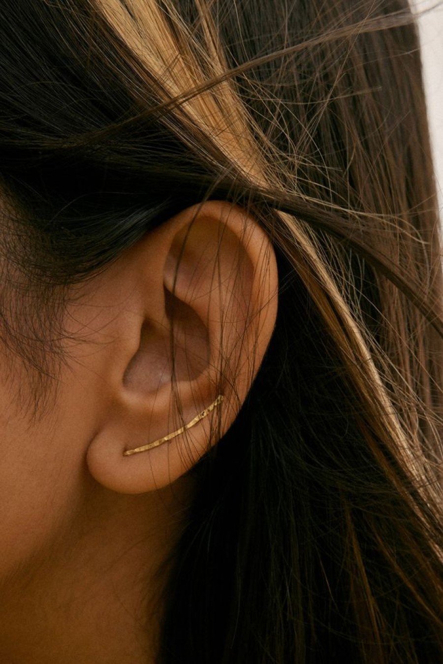 Boucles D'Oreilles YAY Paris | Climber Martele - Or 750