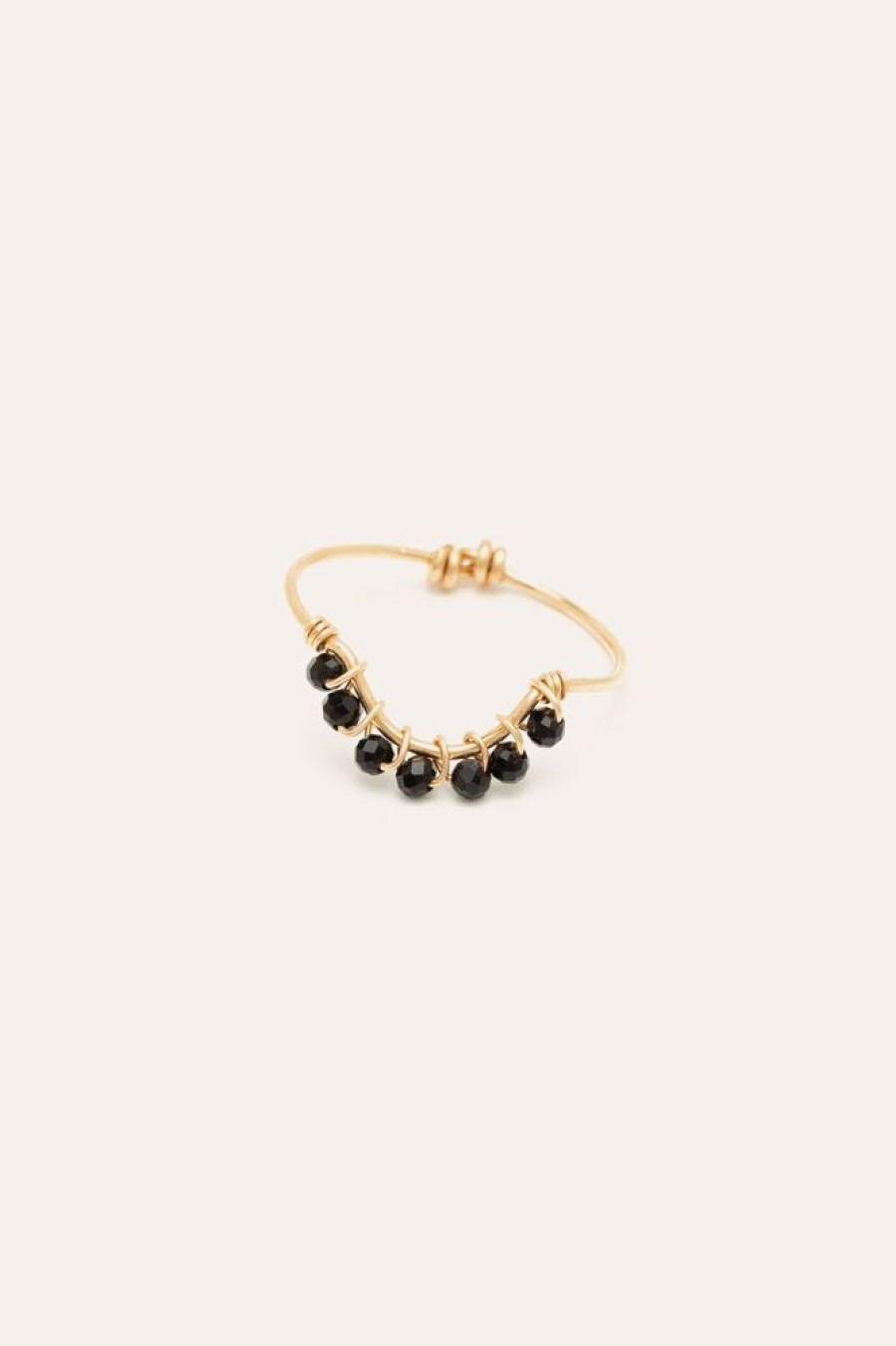 Bagues YAY Paris | Bague Dentelle Demi-Lune - Agate