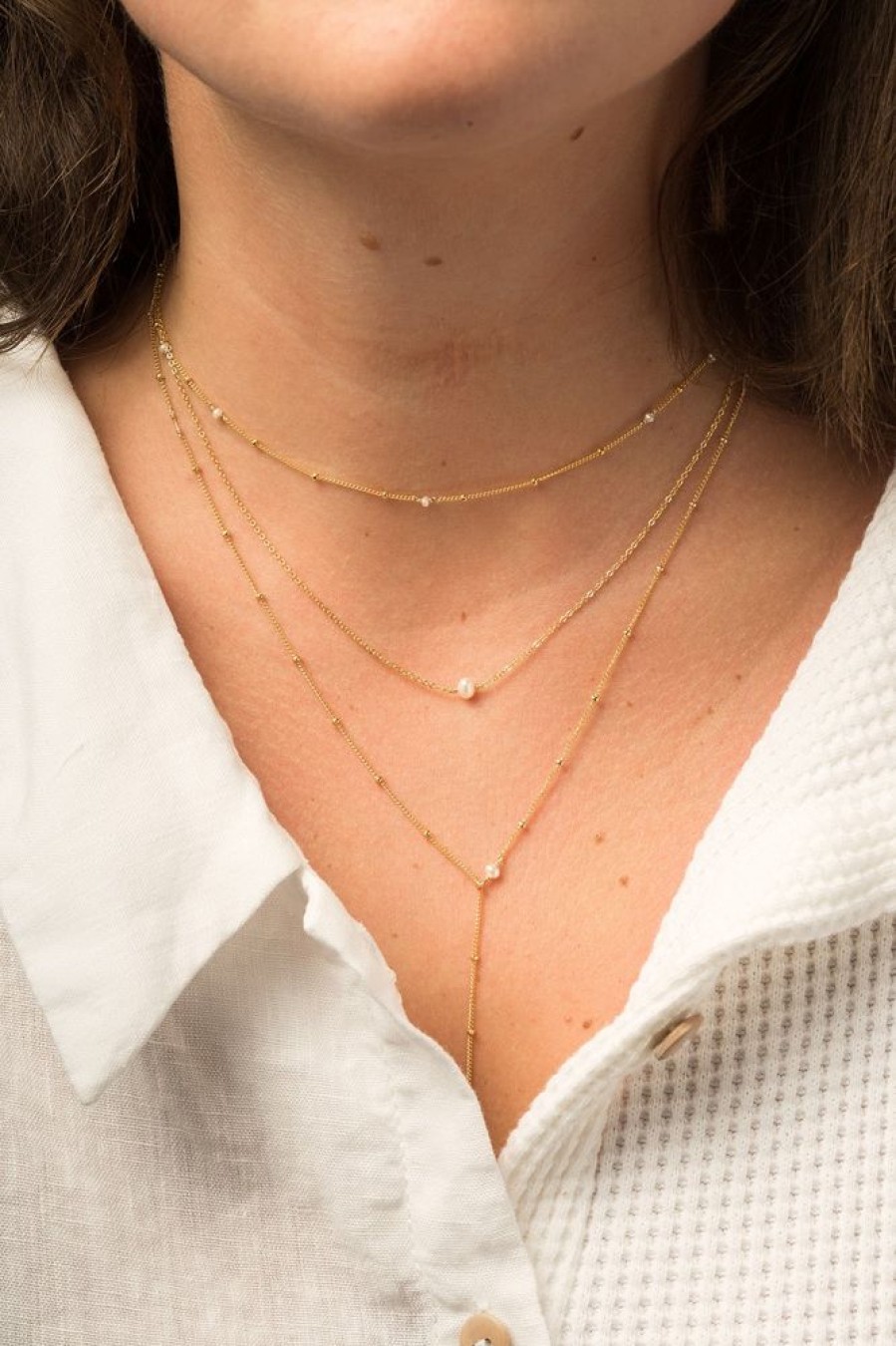 Colliers YAY Paris | Collier-Bracelet Satellite - Perles De Culture