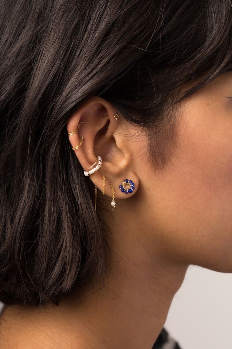 Boucles D'Oreilles YAY Paris | Faux Piercing Queen - Perles De Culture