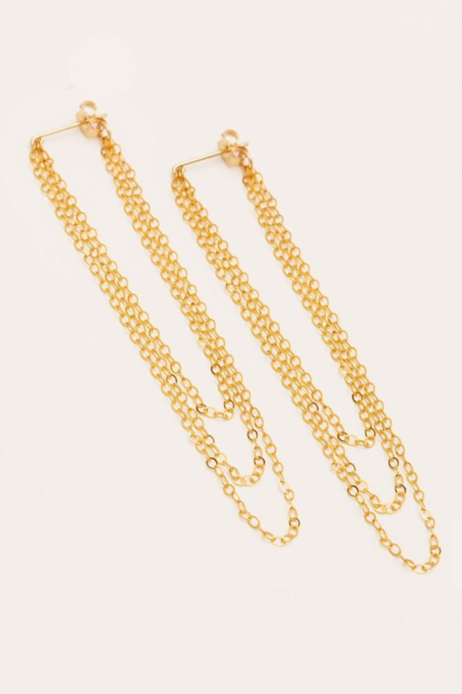 Boucles D'Oreilles YAY Paris | Boucles D'Oreilles Triple Chaines