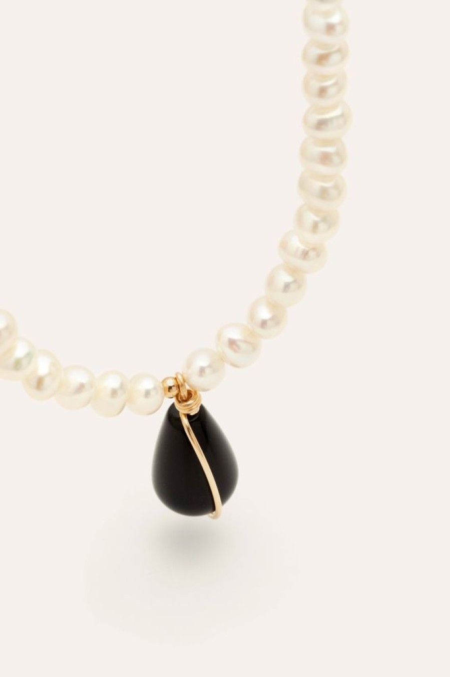 Colliers YAY Paris | Collier Poire - Perles De Culture & Agate