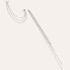 Boucles D'Oreilles YAY Paris | Bijou D'Oreille Triple Chaines - Argent