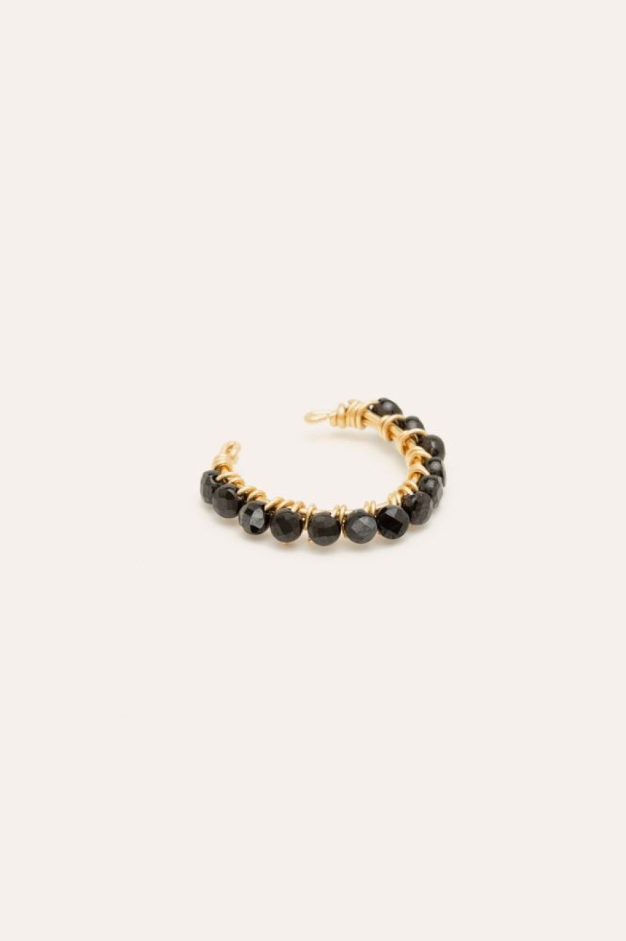 Boucles D'Oreilles YAY Paris | Faux Piercing Pave - Spinelle