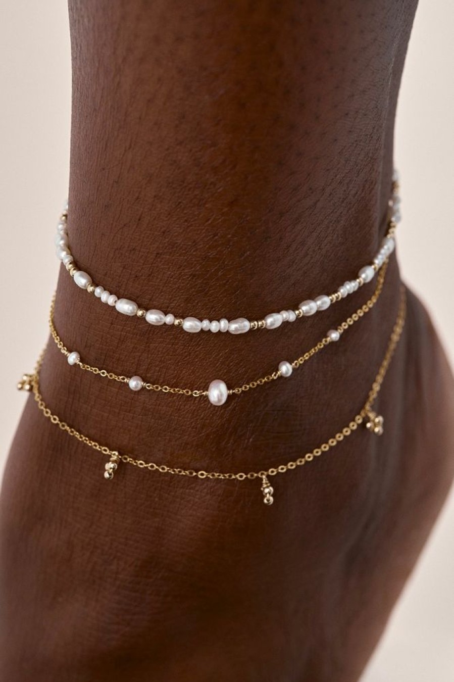 Bracelets YAY Paris | Chaine Cheville Chance - Perles De Culture