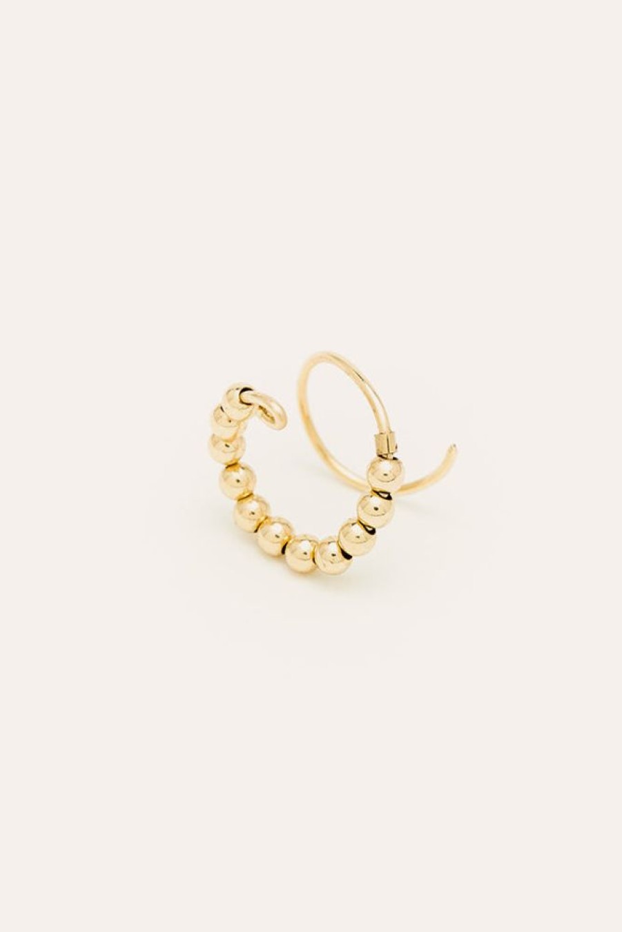 Boucles D'Oreilles YAY Paris | Anneau Double Fruits D'Or