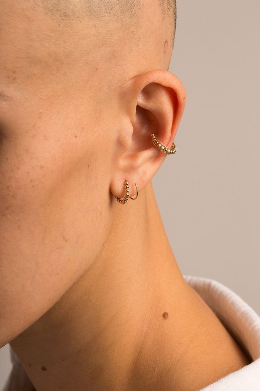 Boucles D'Oreilles YAY Paris | Anneau Double Fruits D'Or