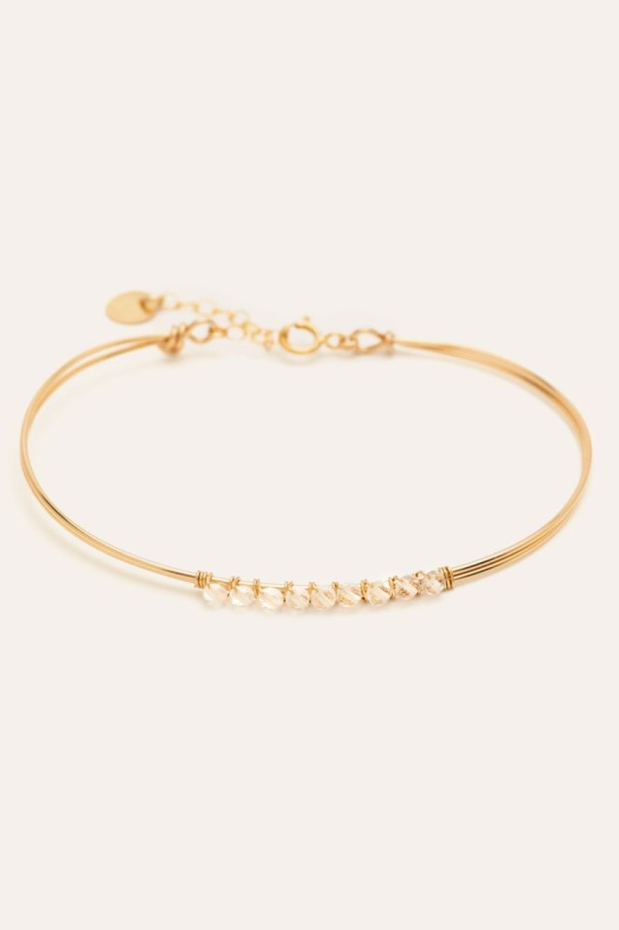 Bracelets YAY Paris | Jonc Pave - Cristal De Roche