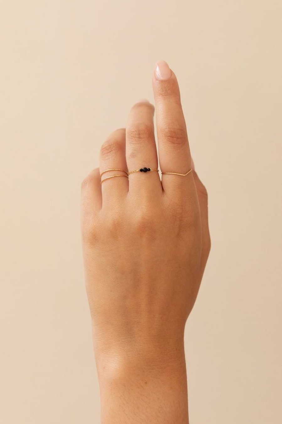 Bagues YAY Paris | Bague Chainette Chance - Agate