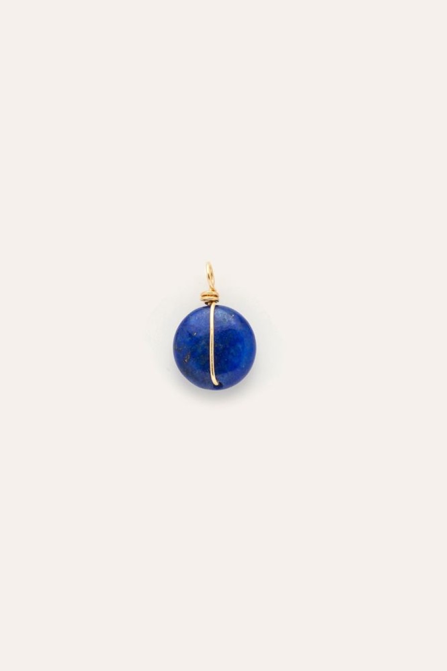 Colliers YAY Paris | Grand Pendentif Enlace - Lapis-Lazuli