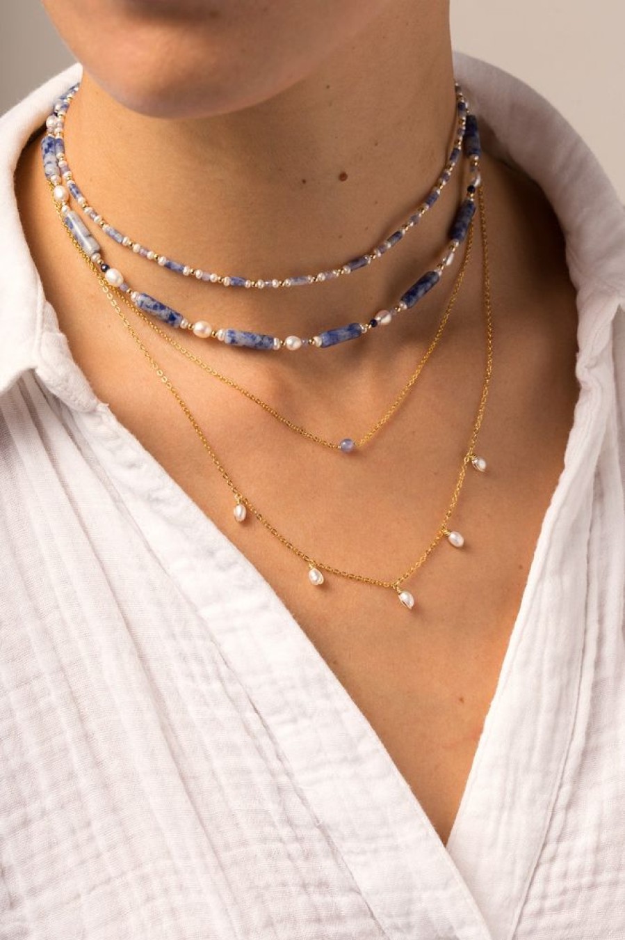 Colliers YAY Paris | Collier Enlace - Perles De Culture