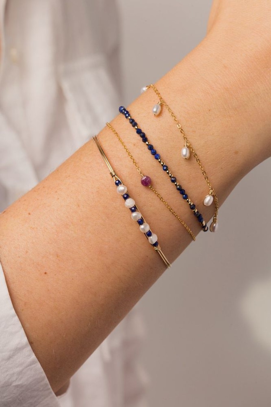 Bracelets YAY Paris | Bracelet Queen - Lapis-Lazuli
