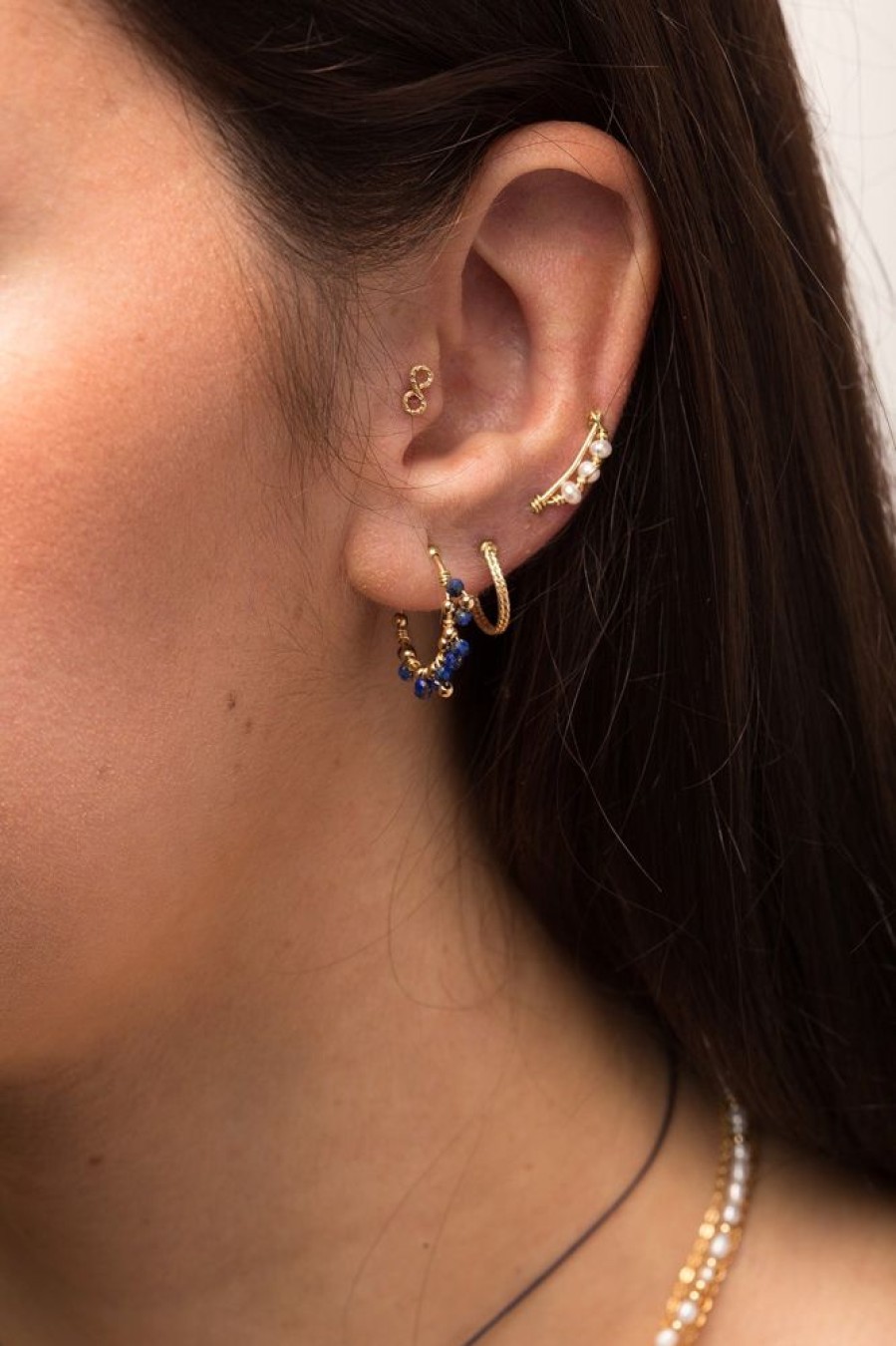 Boucles D'Oreilles YAY Paris | Climber Vague - Perles De Culture