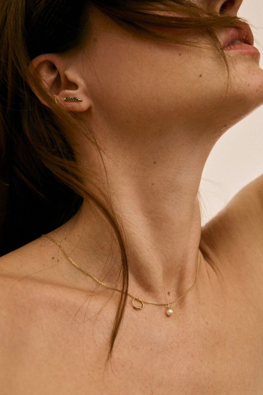 Colliers YAY Paris | Pendentif Enlace - Perle De Culture - Or 750
