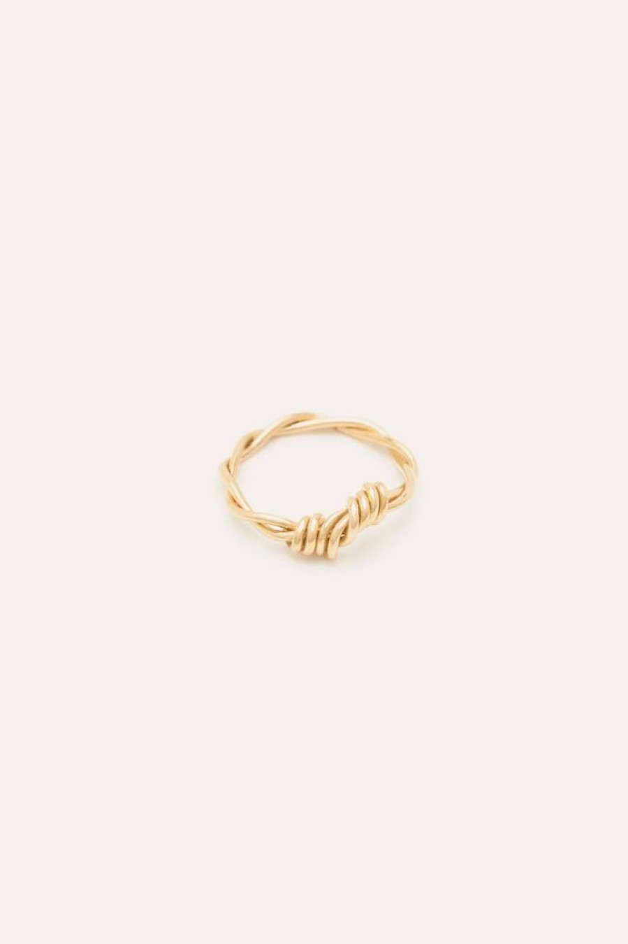 Colliers YAY Paris | Pendentif Anneau Torsade - Or 750