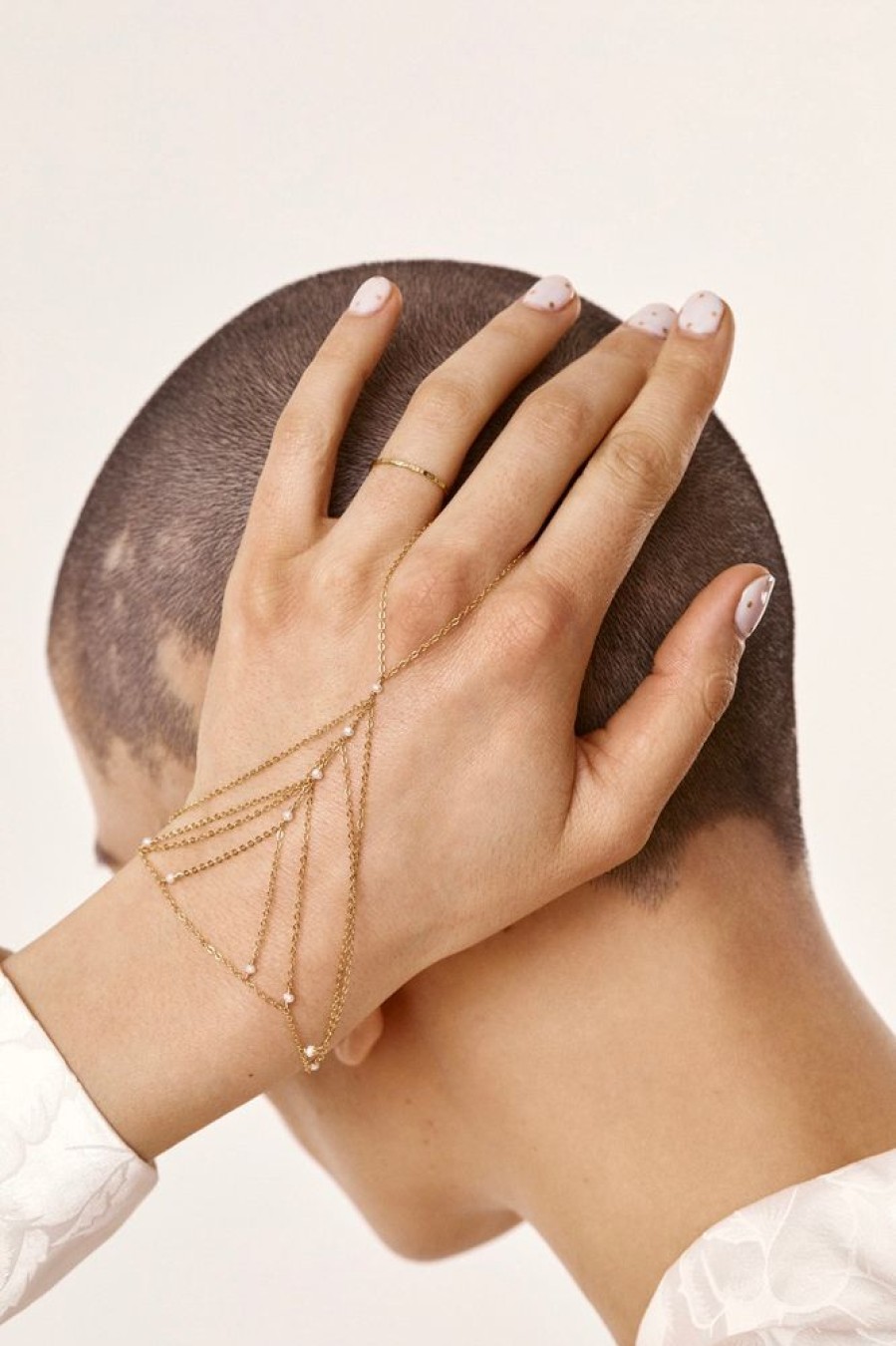 Bracelets YAY Paris | Bijou De Main Satellite Multi-Rangs