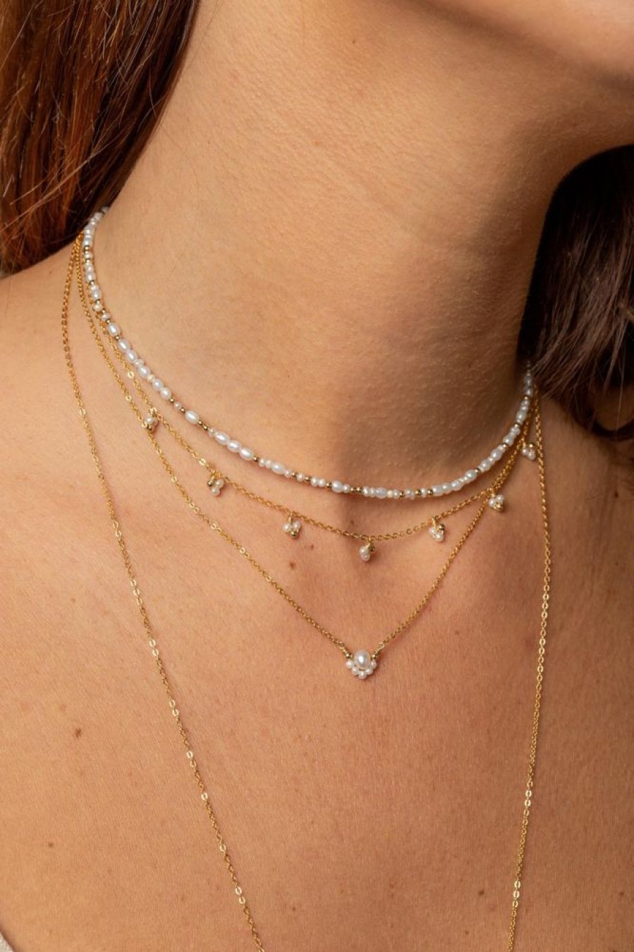 Colliers YAY Paris | Collier Entourage - Perles De Culture