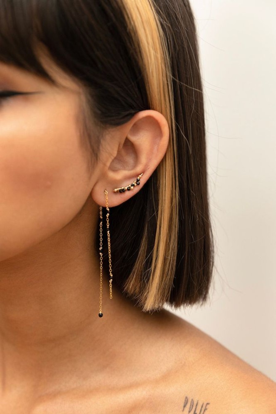 Boucles D'Oreilles YAY Paris | Climber Dentelle - Agate