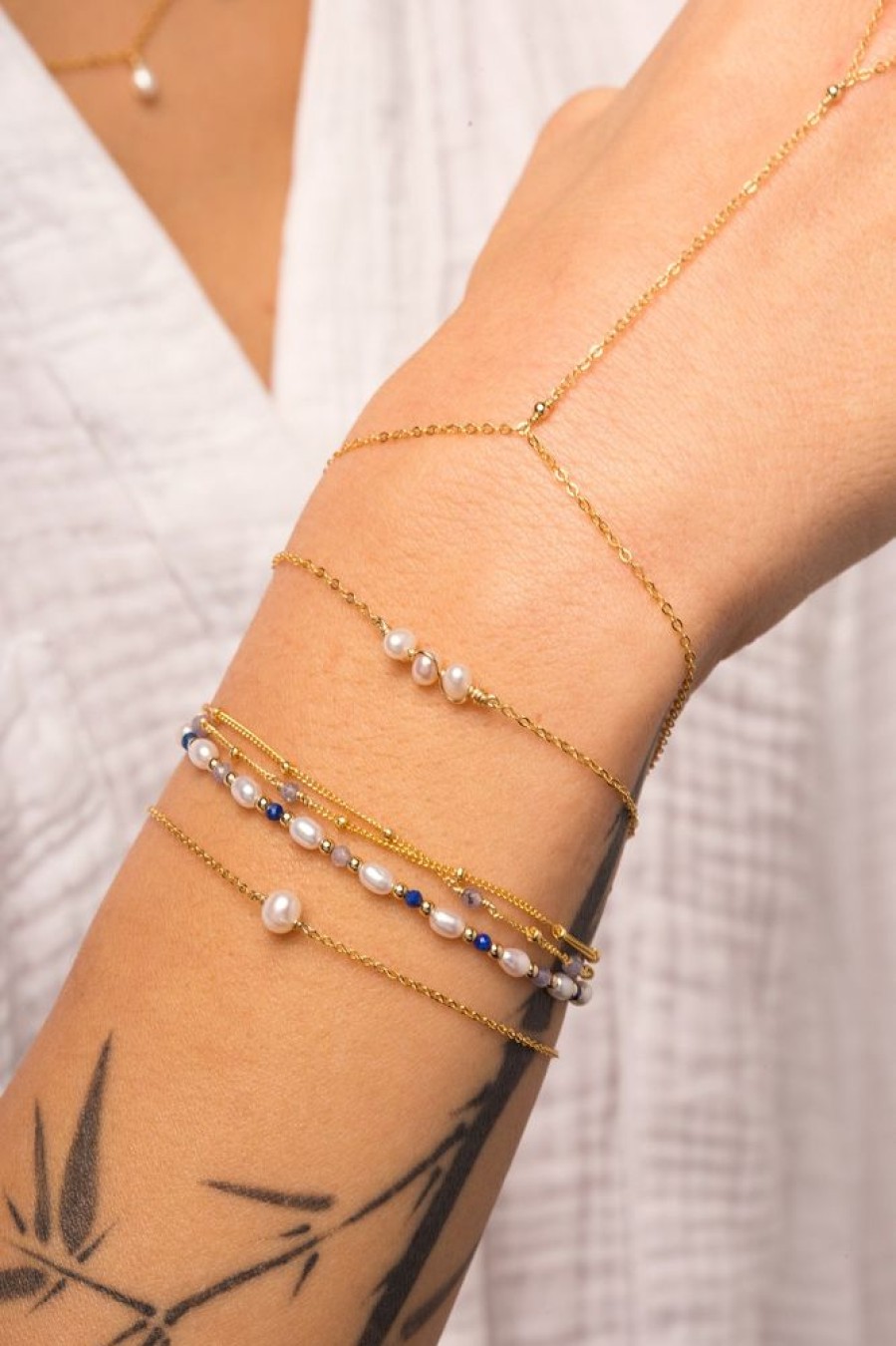 Bracelets YAY Paris | Bracelet Vague - Perles De Culture