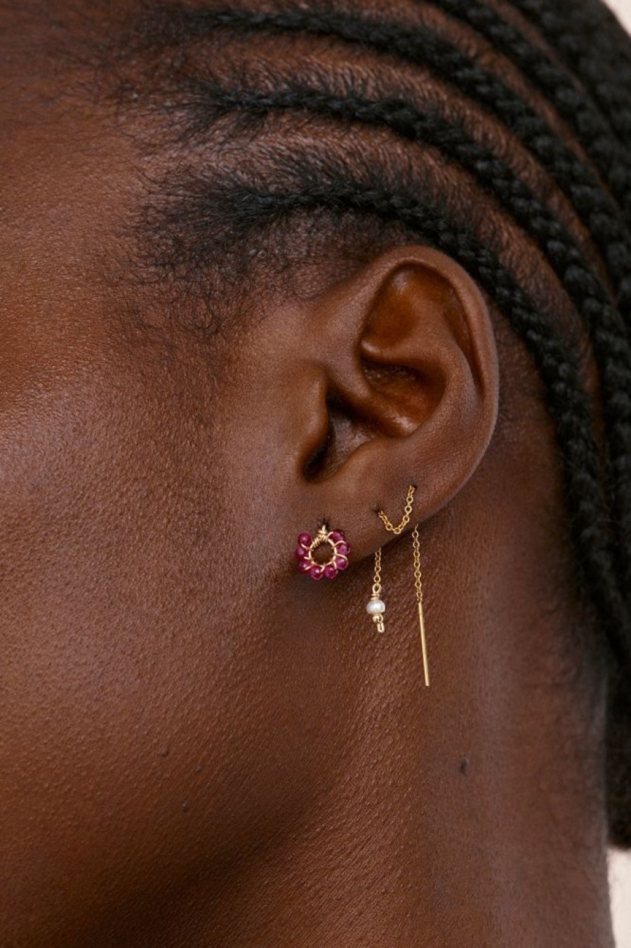 Boucles D'Oreilles YAY Paris | Bijou D'Oreille Stella Multi-Positions - Perles De Culture