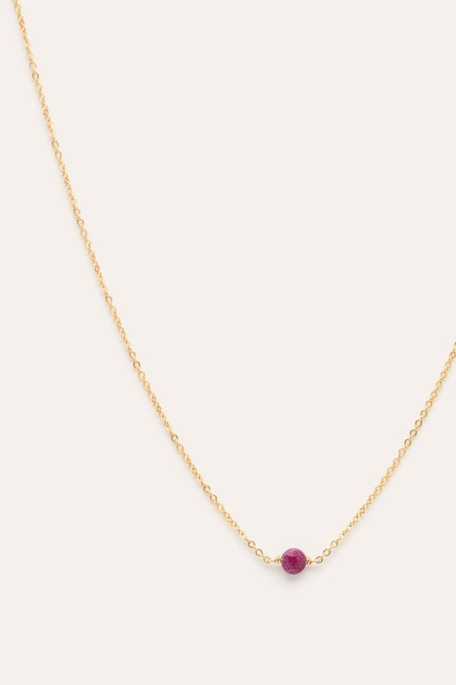 Colliers YAY Paris | Collier Stella - Rubis