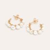 Boucles D'Oreilles YAY Paris | Creoles Bouton - Perles De Culture