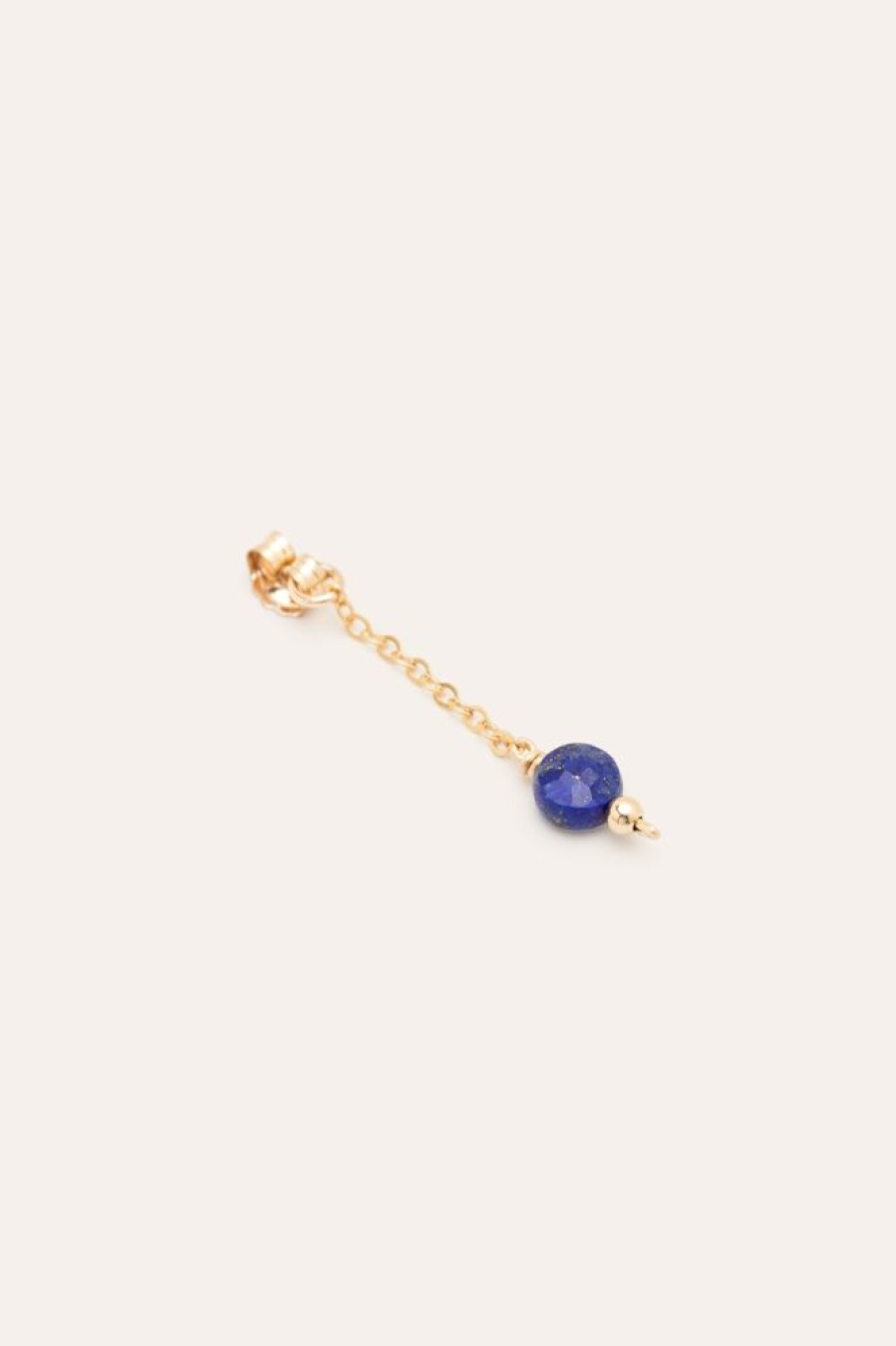 Boucles D'Oreilles YAY Paris | Fermoir Stella - Lapis-Lazuli