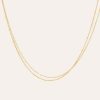 Colliers YAY Paris | Collier Satellite Double Chaine