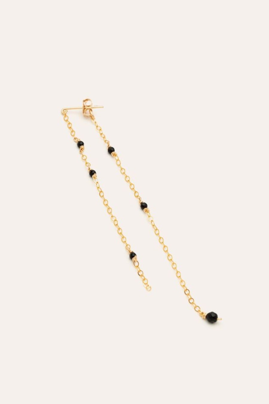 Boucles D'Oreilles YAY Paris | Boucle D'Oreille Longue Satellite - Agate